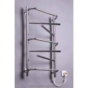 Электрический полотенцесушитель Elna 430х820х130 лесенка хром Элна-7 поворотная (нерж)