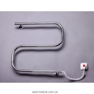  Электрический полотенцесушитель Elna 500х550х70 хром Змейка-S (нерж)
