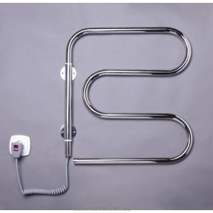  Электрический полотенцесушитель Elna 500х570х40 хром Змейка-М поворотная (нерж)