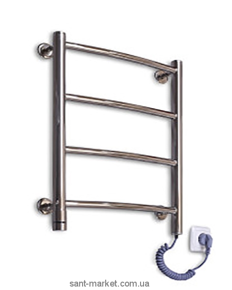  Электрический полотенцесушитель Elna 400х510х80 хром Лесенка-4 (нерж)