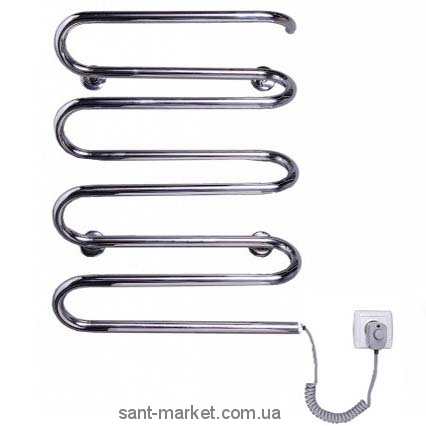  Электрический полотенцесушитель Elna 430х500х120 змейка хром Волна 8