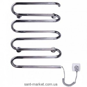  Электрический полотенцесушитель Elna 430х500х120 змейка хром Волна 8