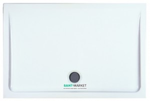 Душовий піддон керамічний прямоугльний Laufen Merano 110x75х6.5 білий H8549520000003