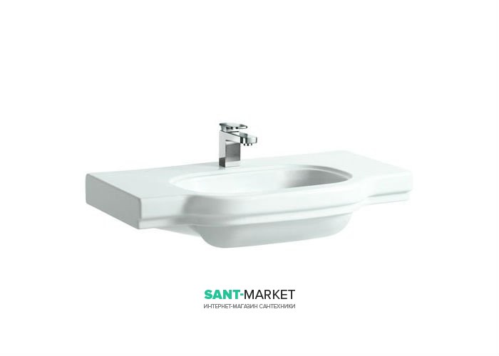 Раковина для ванної на тумбу умивальник-стільниця Laufen колекція LB3 біла H8106860001041