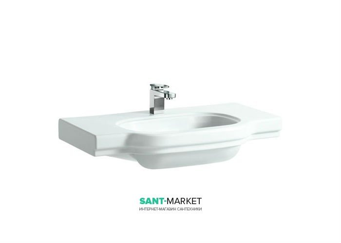 Раковина для ванної на тумбу умивальник-стільниця Laufen колекція LB3 біла H8106860001041