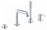 Смеситель однорычажный на борт ванны с душем Grohe коллекция Essence+ хром 19578001