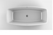 Ванна акриловая нестандартная Jacuzzi коллекция Esprit 170х80х57 9443815А