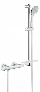 Термостат для душа Grohe Grohtherm 1000 Cosmopolitan New с душевым гарнитуром (штанга 600 мм) хром 34286002