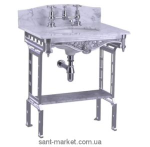 Тумба с раковиной Burlington Georgian напольная 65х57.5х80.5 мрамор G1 1TH + T38 ALU + G11