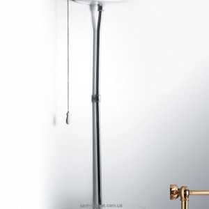 Simas Высокая труба с механизмом слива для бачка  золото R01 Oro 