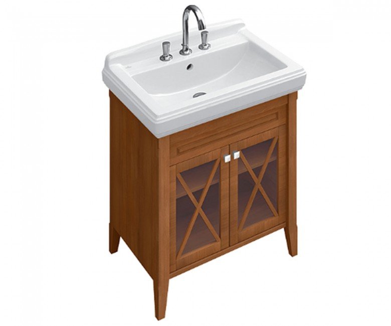 Тумба під раковину Villeroy & Boch Hommage підлоги 68.5х54х75 коричнева 899500R2