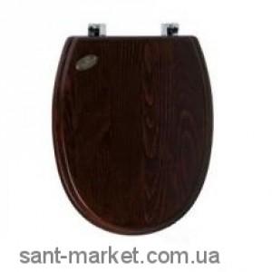 Simas Сиденье Arcade дерево  цвет орех c функцией SoftClose  бронзовые шарниры AR009 Bronzo