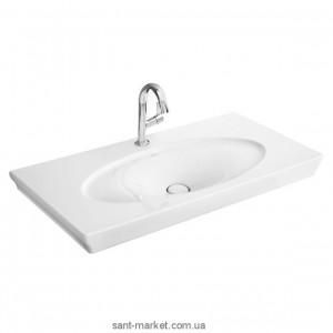 Раковина для ванної підвісна умивальник-стільниця Villeroy & Boch колекція La Belle біла 612411R2