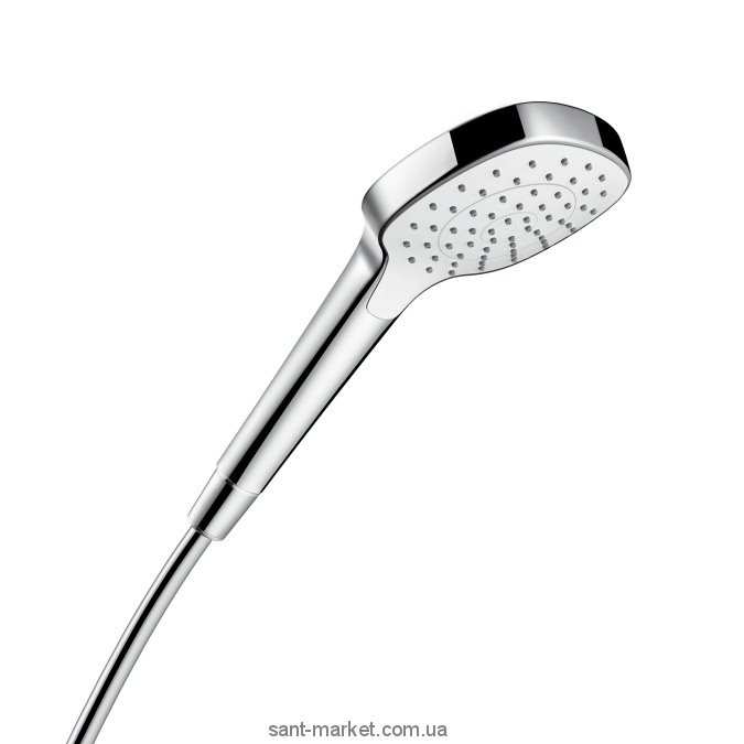 Душова лійка Hansgrohe колекція Croma Select E хром / білий 26814400