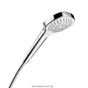 Душевая лейка Hansgrohe коллекция Croma Select S Multi хром/белый 26810400