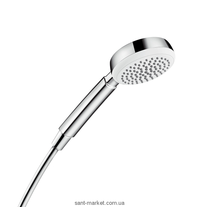 Душевая лейка Hansgrohe коллекция Crometta 100 EcoSmart хром/белый 26828400