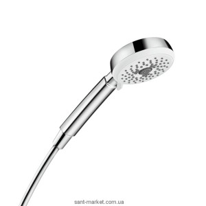 Душевая лейка Hansgrohe коллекция Crometta 100 Multi хром/белый 26823400