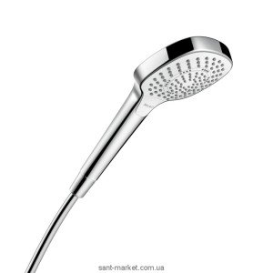 Душевая лейка Hansgrohe коллекция Croma Select E Multi EcoSmart хром/белый 26811400