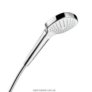 Душевая лейка Hansgrohe коллекция Croma Select E Vario EcoSmart хром/белый 26813400