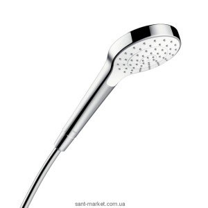 Душевая лейка Hansgrohe коллекция Croma Select S EcoSmart хром/белый 26805400
