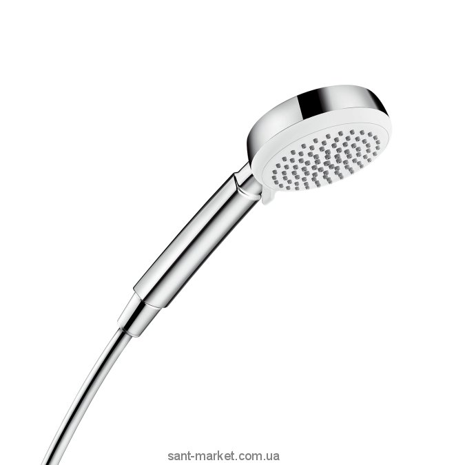 Душова лійка Hansgrohe колекція Crometta 100 Vario EcoSmart хром / білий 26827400