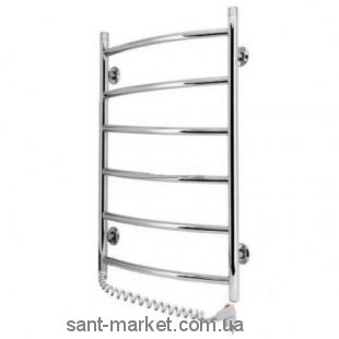 Електричний полотенцесушитель Laris Мікс П6 Е 480x600Х104 драбинка хром 73207060