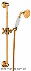 Душевой гарнитур со штангой Bugnatese бронза RICBR19257