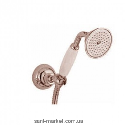 Душевой гарнитур с настенным держателем Bugnatese бронза RICBR19701