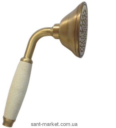 Душова лійка з ручкою кракелюр Bugnatese бронза RICBR19151 craquele