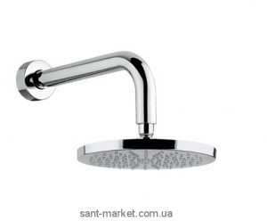 Верхній душ з тропічним душем Bugnatese хром RICCR79121
