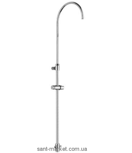 Bugnatese Колонна для подключения верхней душевой и ручной леек модерн хром RICCR19819