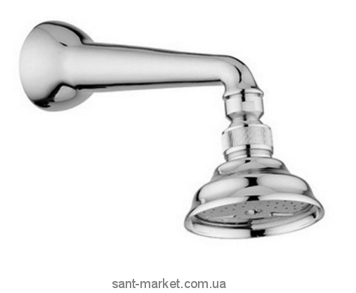 Верхній душ з тропічним душем Bugnatese хром RICCR19114