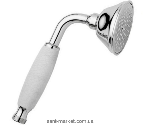 Душова лійка з ручкою кракелюр Bugnatese хром RICCR19151 craquele