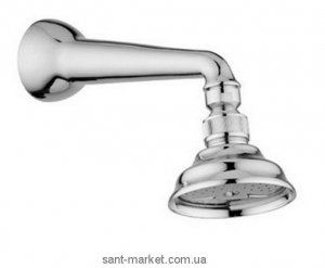 Верхній душ з тропічним душем Bugnatese хром RICCR19114