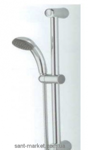 Душевой гарнитур со штангой Bugnatese хром CR2520