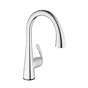 Смеситель для кухни с выдвижной лейкой сенсорный Grohe Zedra Touch однорычажный 30219001