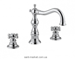 Змішувач для раковини двухвентильний Bugnatese колекція Arcadia бронза ARCBR8312