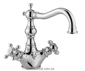 Смеситель для раковины двухвентильный Bugnatese коллекция Arcadia хром ARCCR8334