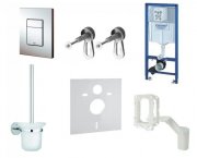 Система инсталляции для подвесного унитаза Grohe Rapid SL Fresh 5в1 50х113х14 5 39000000