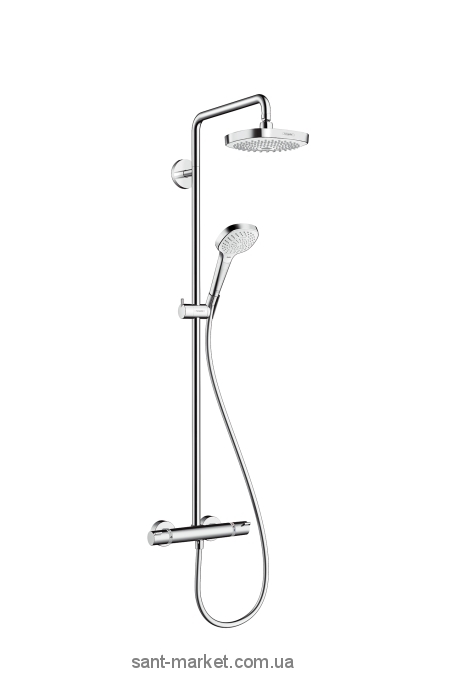 Hansgrohe Душевая система Croma Select E 180 2jet Showerpipe 27256400