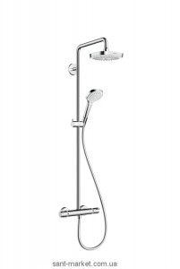 Hansgrohe Душевая система Croma Select E 180 2jet Showerpipe EcoSmart 9 л/мин
