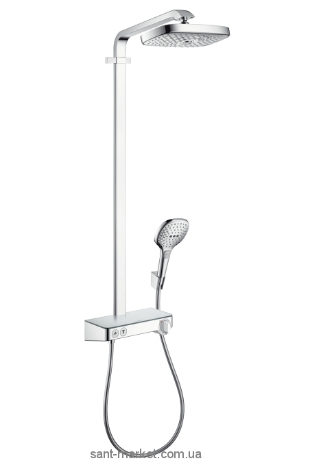 Hansgrohe Душевая система Raindance Select E 300 2jet ST Showerpipe EcoSmart 9 л/мин 27283400