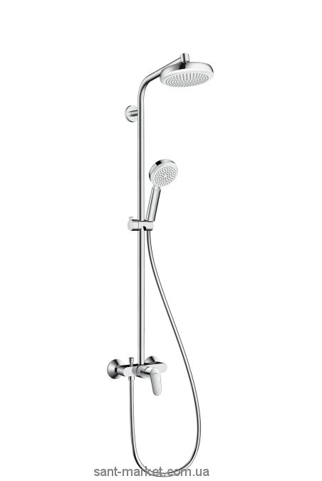 Hansgrohe Душова система Crometta 160 1jet Showerpipe з одноважільним змішувачем 27266400