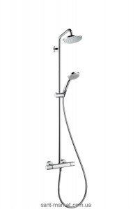 Hansgrohe Душевая система Croma 160 1jet Showerpipe EcoSmart 9 л/мин 27238000