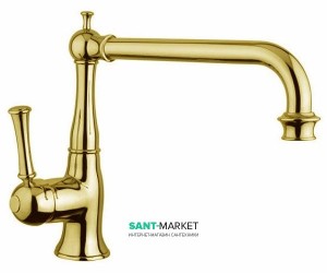 Змішувач для кухні Bugnatese Denver змішувач ретростиль золото DENDO6482