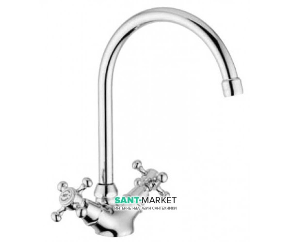 Смеситель для кухни Bugnatese Lady двухвентильный ретростиль LADBR951