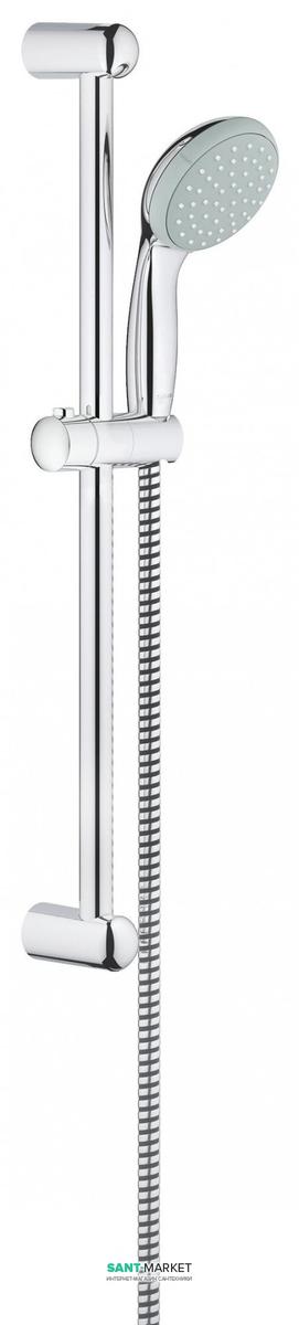 Душевой гарнитур со штангой Grohe коллекция Tempesta Classic хром 27924000