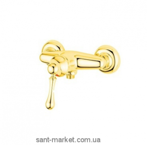 Змішувач для душу настінний змішувач Bugnatese колекція Maya золото MAYDO8938
