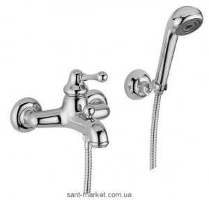 Смеситель однорычажный для ванны с душем Bugnatese коллекция Maya хром MAYCR8902