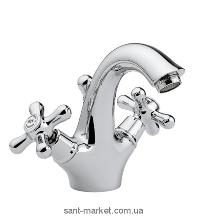 Змішувач для раковини двухвентильний з донним клапаном Bugnatese колекція Old'800 золото OLDDO034